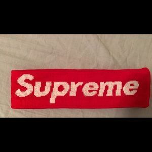 Used supreme head band tags not included